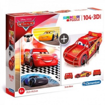 DISNEY - Cars - Puzzle 104P...