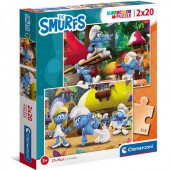 LES SCHTROUMPFS - 2 Puzzle 20P