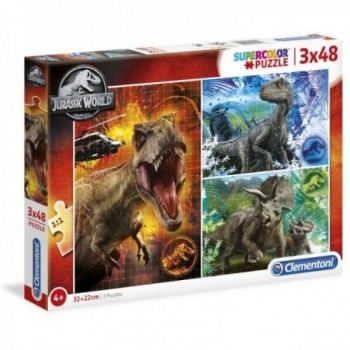 JURASSIC WORLD - 3 Puzzle 48P