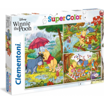 WINNIE L'OURSON - 3 Puzzle 48P